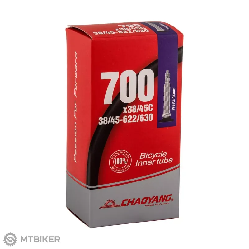 Chaoyang 700 x 38 - 45C duše, galuskový ventilek 33 mm Finální Výprodej
