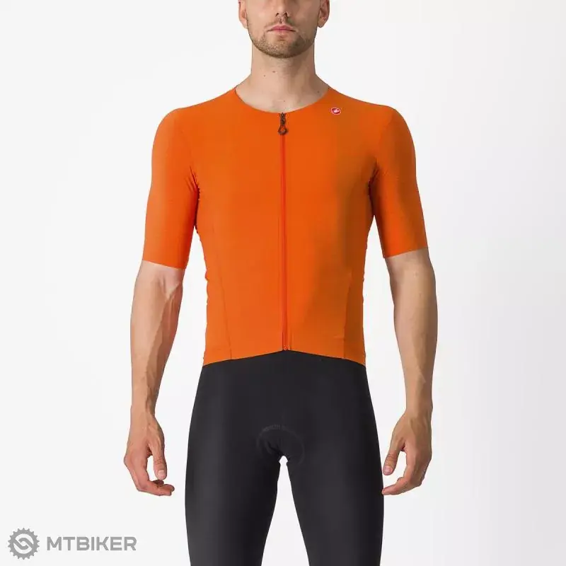 Top Prodej Castelli PREMIO BLACK dres, oranžová rez