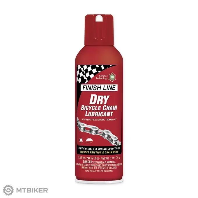 Finish Line Dry Lube mazací olej na řetěz, 240 ml, sprej Finální Výprodej