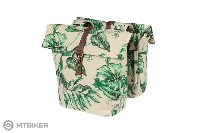 Basil EVER-GREEN tašky na nosič, 28-32 l, krémová Oblíbený