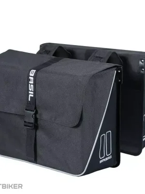 Basil FORTE DOUBLE BAG tašky na nosič, 35 l, černá Must-Have