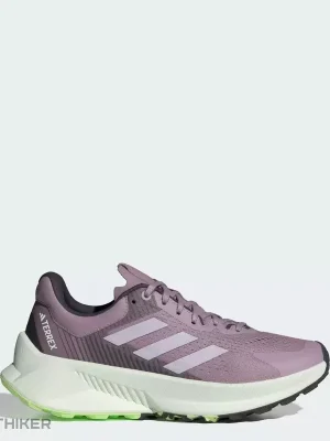 Značkový adidas TERREX SOULSTRIDE FLOW TRAIL RUNNING dámské tenisky, Přeloved Fig/Silver Dawn/Aurora Black