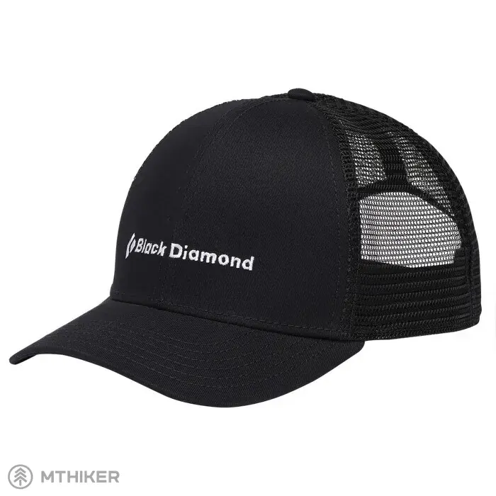 Časově Omezené Black Diamond BD TRUCKER kšiltovka, Black/Black/BD Wordmark