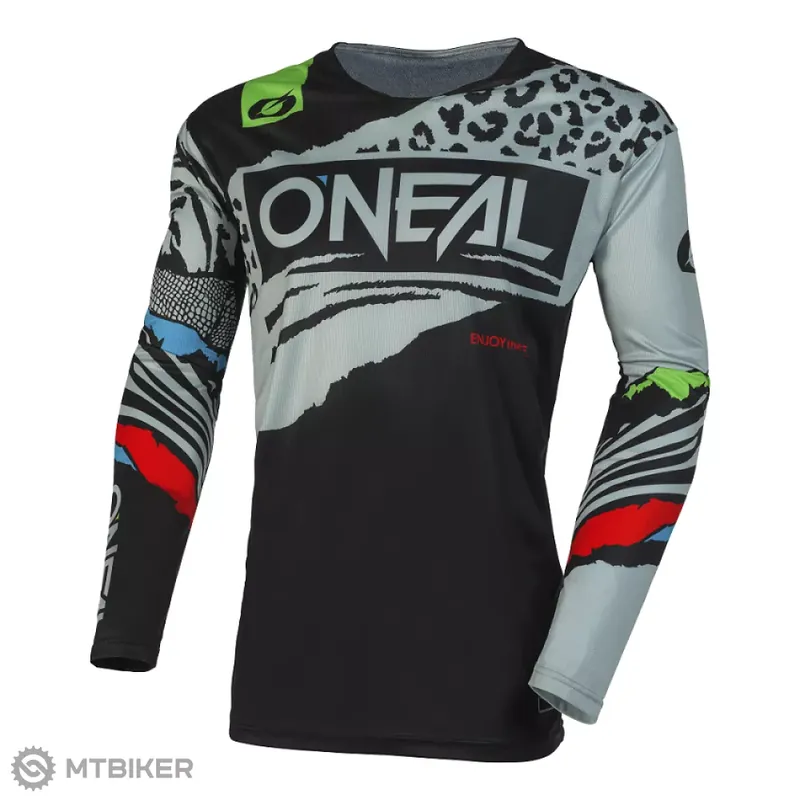 O‘NEAL MAYHEM WILD dětský dres, černá/šedá Sezónní Sleva