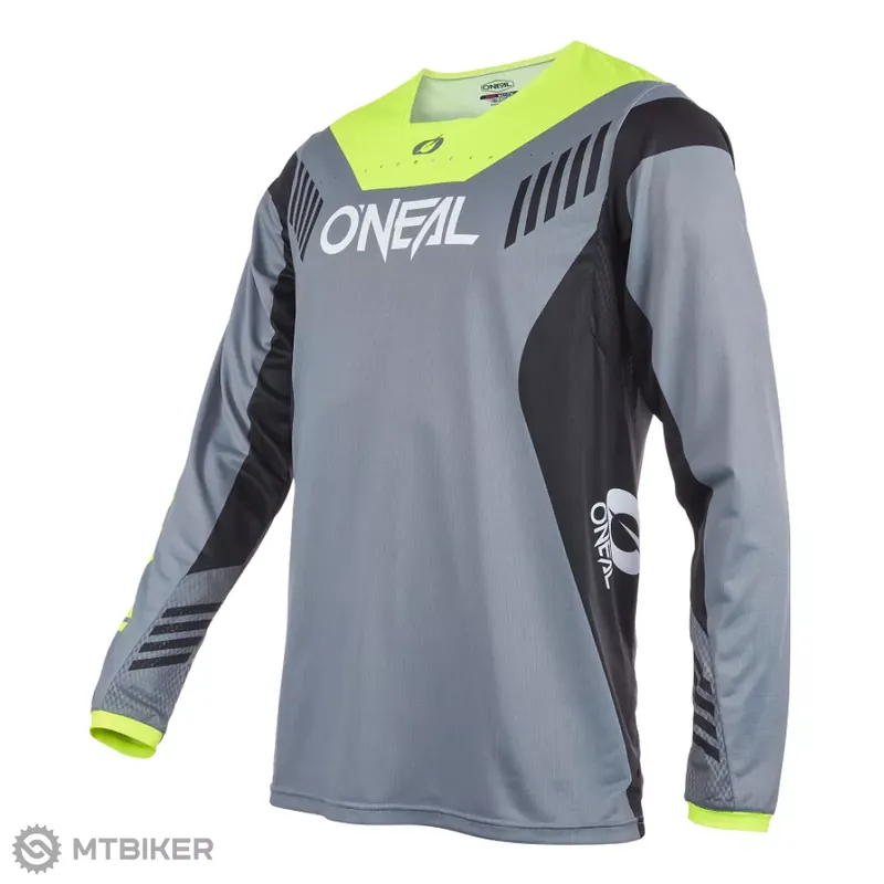 Finální Výprodej O‘NEAL ELEMENT FR HYBRID dětský dres, šedá/žlutá
