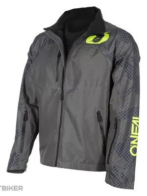 Cenově Výhodný O‘NEAL SHORE RAIN bunda, šedá/žlutá