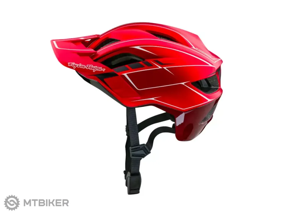 Poslední Šance Troy Lee Designs Flowline SE Mips přilba, pinstripe red