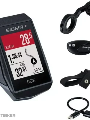 SIGMA ROX 11.1 EVO GPS cyklopočítač + hrudní pás, černá Pouze Dnes