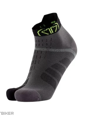 Sidas T-Free Run ponožky, šedá/černá Nejlepší Volba