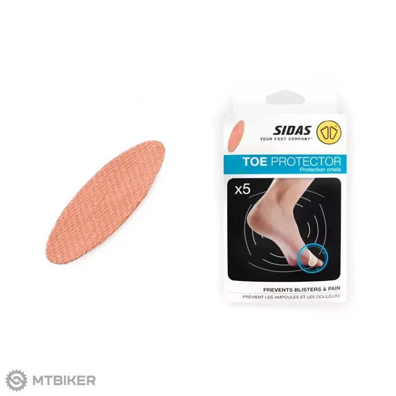 Sidas Toe Protector V2 náplasti proti puchýřům, 5 ks Nízká Cena