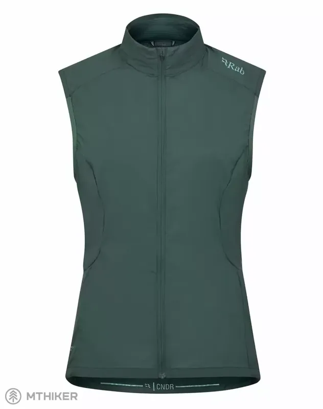 Oblíbený Rab Cinder Windveil Vest dámská vesta, green slate