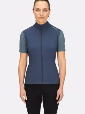 Výprodej Rab Cinder Windveil dámská vesta, tempest blue