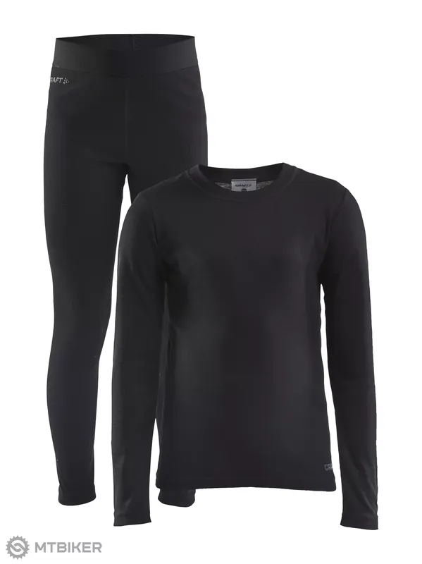 Vrácení Zdarma Craft CORE Warm Baselayer dětský set, černá