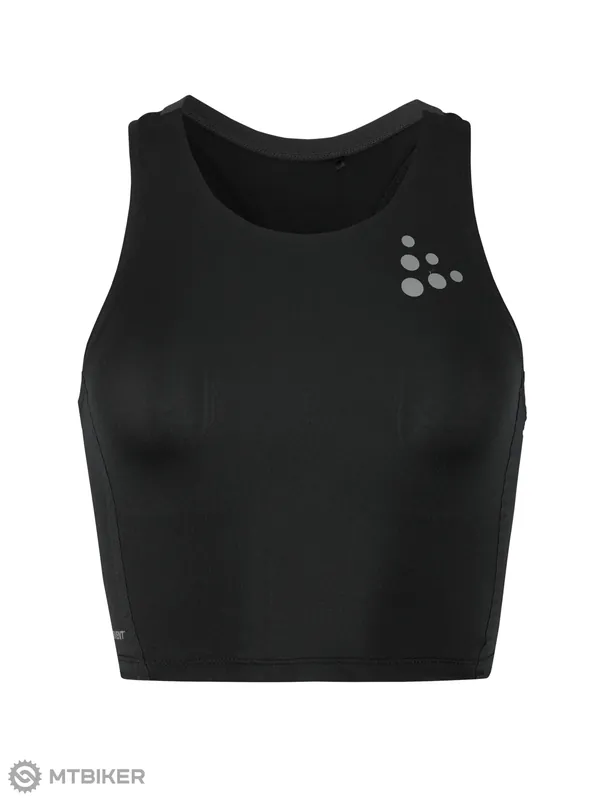 Craft Top PRO Hypervent Croppe top, černá Ověřený
