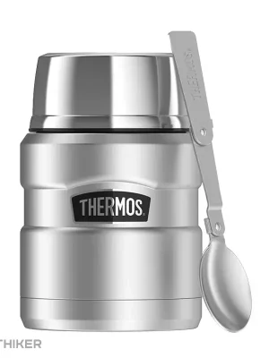 Thermos Termoska na jídlo se šálkem a skládací lžící, 470 ml, nerez Akce