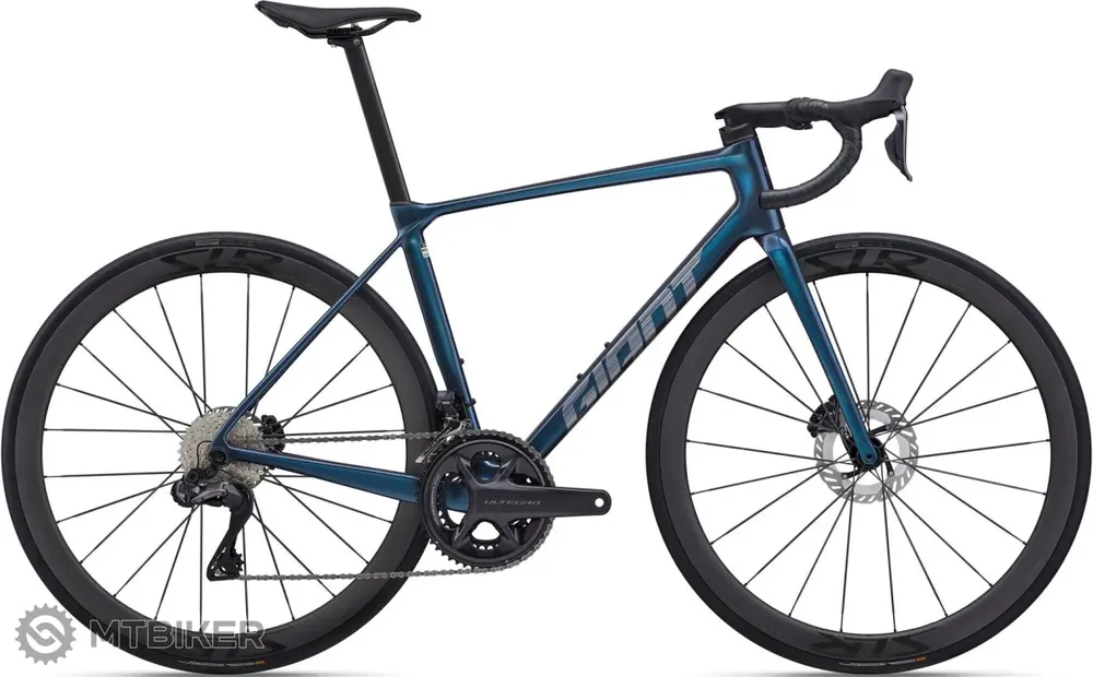 Levný Giant TCR Advanced Pro 0 Di2 kolo, ocean twilight/glare chrome