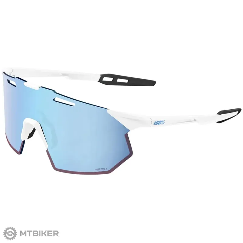 Cenový Hit 100% Hypercraft SQ brýle, soft tact white/HiPER blue multilayer