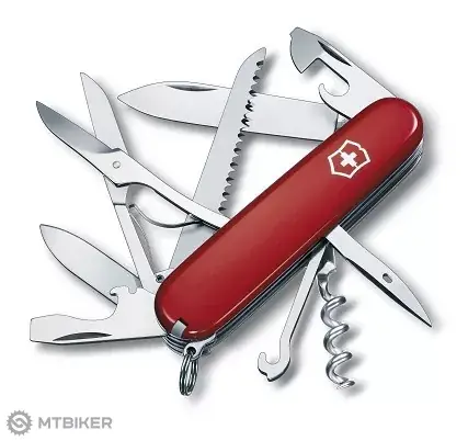 Značkový Victorinox Huntsman kapesní nůž, červený