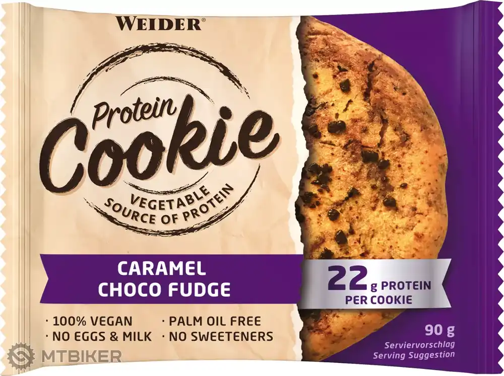 Weider Protein Cookie, 90 g, caramel/choco fudge Časově Omezené