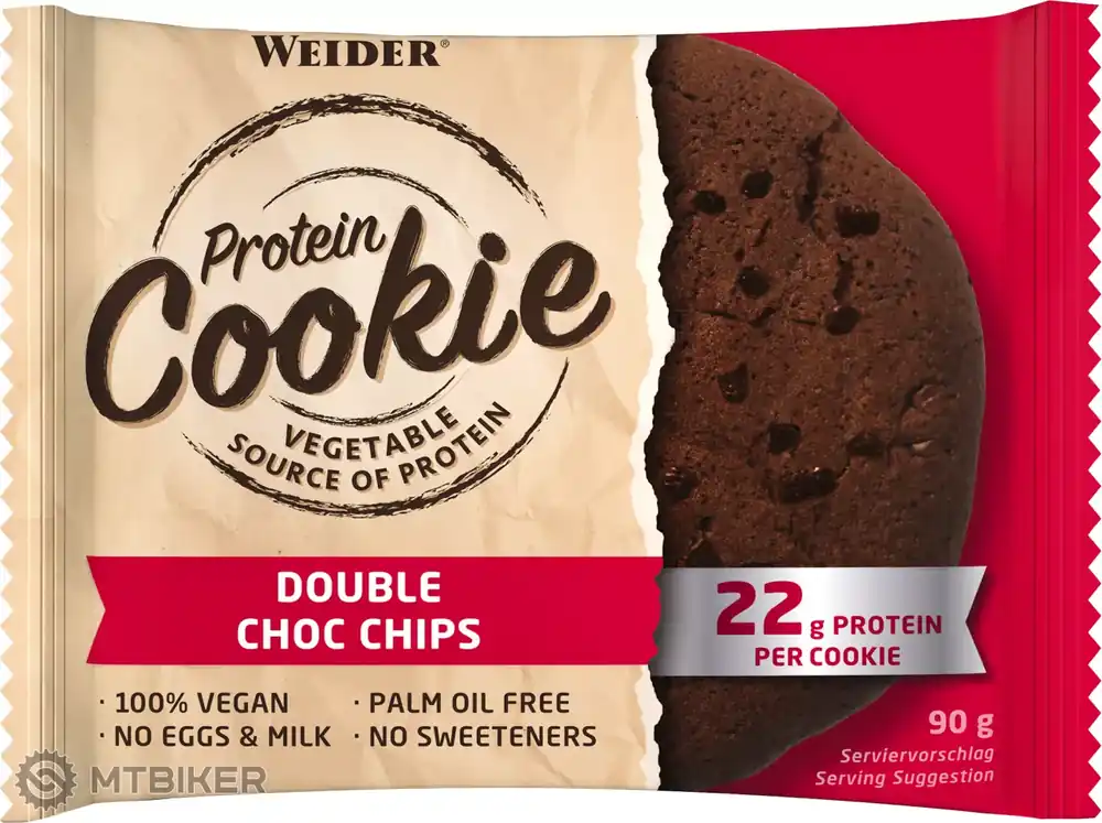 Weider - PROTEIN COOKIE proteinová sušenka, 90 g, double choco chips Koupit Online