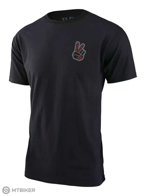 Troy Lee Designs Peace Out tričko, černá/šedá Bezpečná Platba