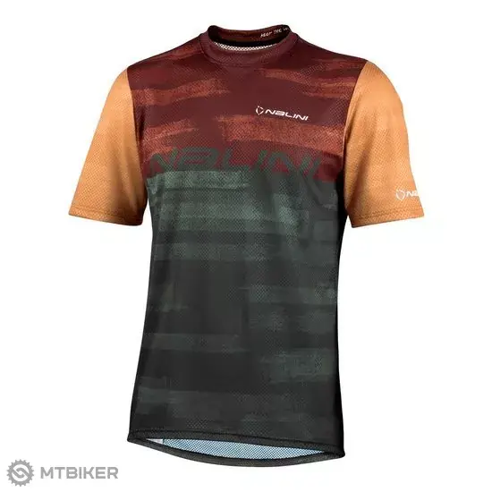 Nejlepší Cena Nalini New MTB Shirt dres, hnědá/zelená