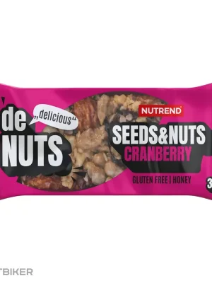 Levný NUTREND DENUTS SEEDS + NUTS tyčinka, 35 g, cranberry