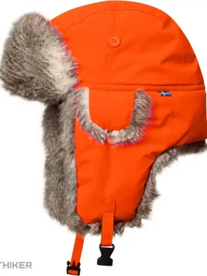 Fjällräven Värmland Heater čepice, safety orange Akční Nabídka