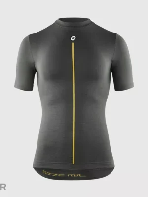 Akční Nabídka ASSOS Spring Fall SS triko Skin Layer P1, anthracite grey