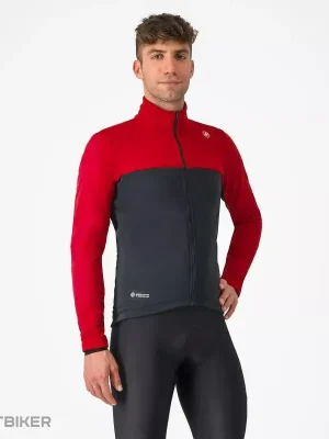 Castelli ESTREMO bunda, rubínová/černá Cenově Výhodný