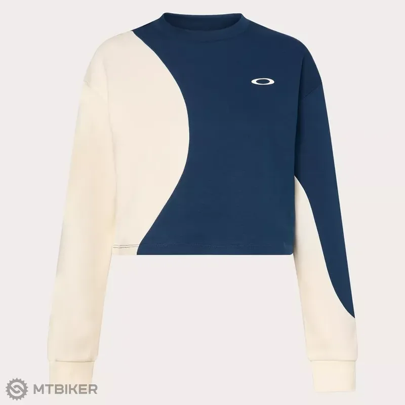 Akce Oakley Pursuit Cruise Crop Sweatshirt dámská mikina, team navy/arctic white