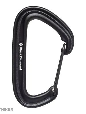 Black Diamond LiteWire karabina, černá Expresní Doručení