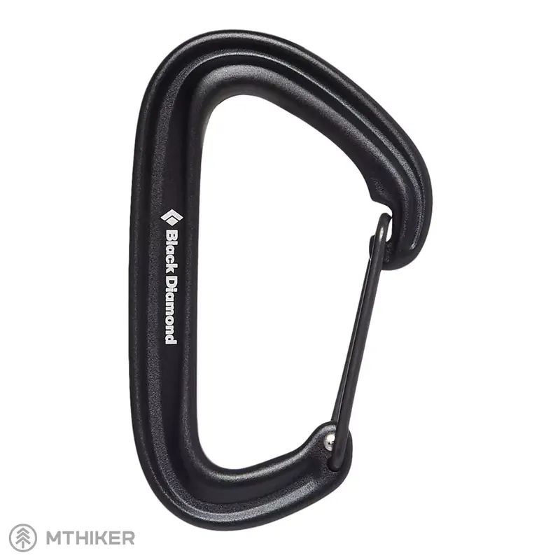 Black Diamond LiteWire karabina, černá Expresní Doručení