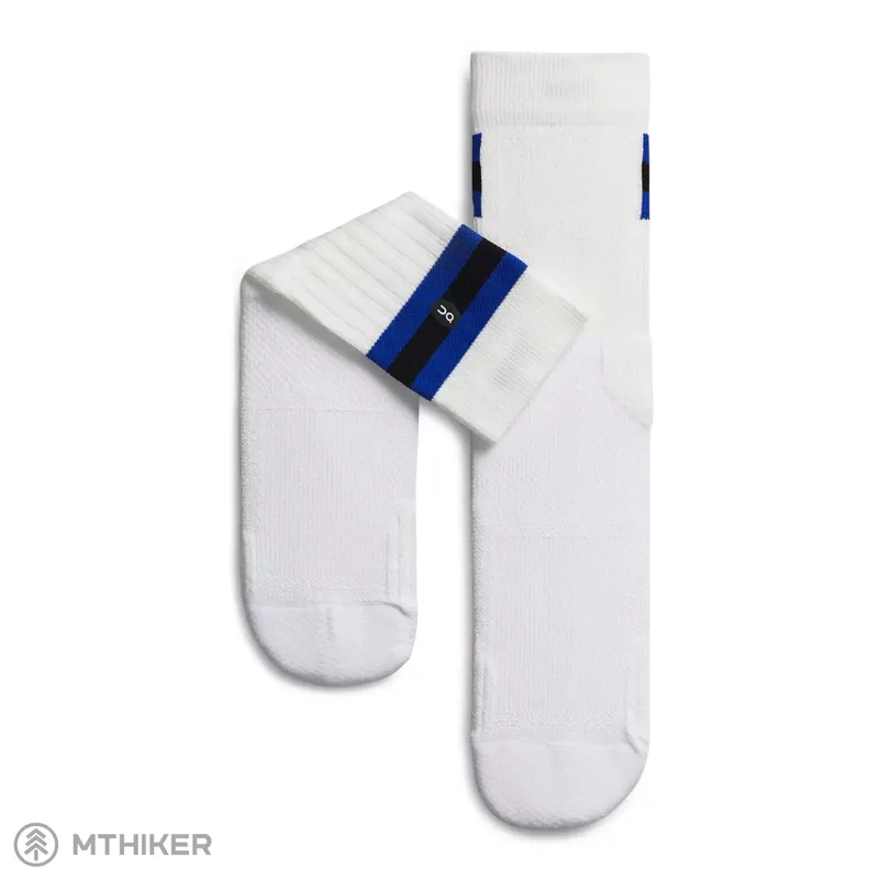On Tennis dámské nízké ponožky, white/indigo Speciální Cena