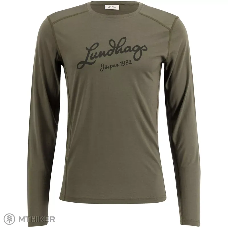 Pouze Dnes Lundhags Fulu triko, forest green