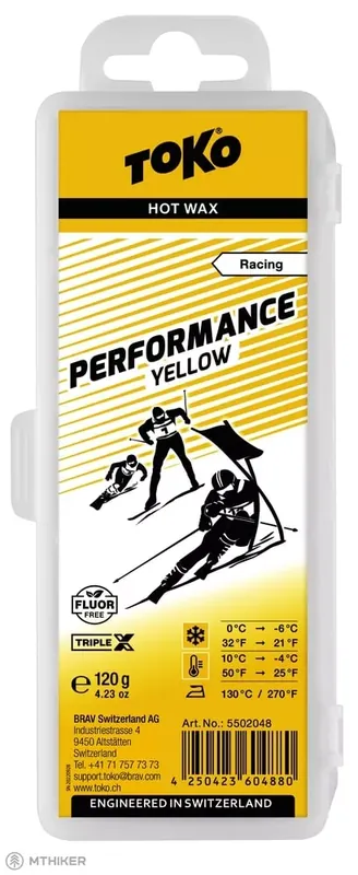 TOKO TripleX Performance vosk, 120 g, žlutá Novinka