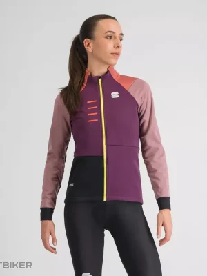 Sportful TEMPO dámská bunda, bordeaux mauve dusty red Omezená Nabídka