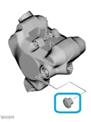 Kup Teď Shimano krytka odvzdušňovacího otvoru brzd. třmenu