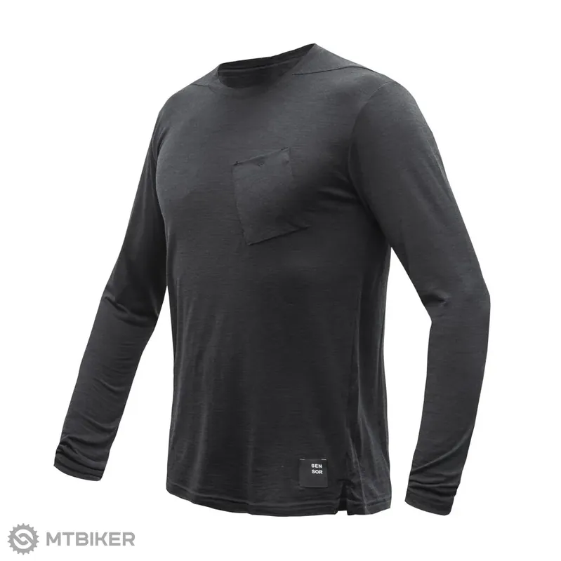 Sensor MERINO AIR traveller triko, černá Expresní Doručení