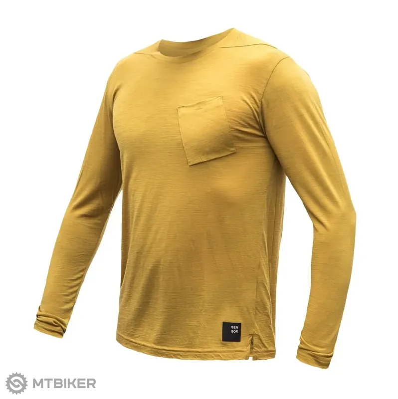 Kup Teď Sensor MERINO AIR traveller triko, mustard