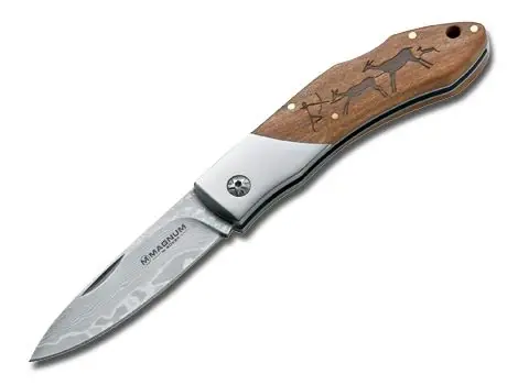 Nejprodávanější Böker nůž Magnum Caveman Damast 01RY818DAM
