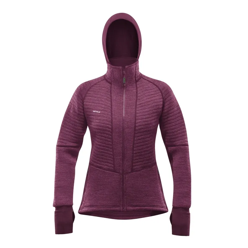 Dokud Zásoby Vydrží Devold mikina Tinden Spacer Woman Jacket Hood