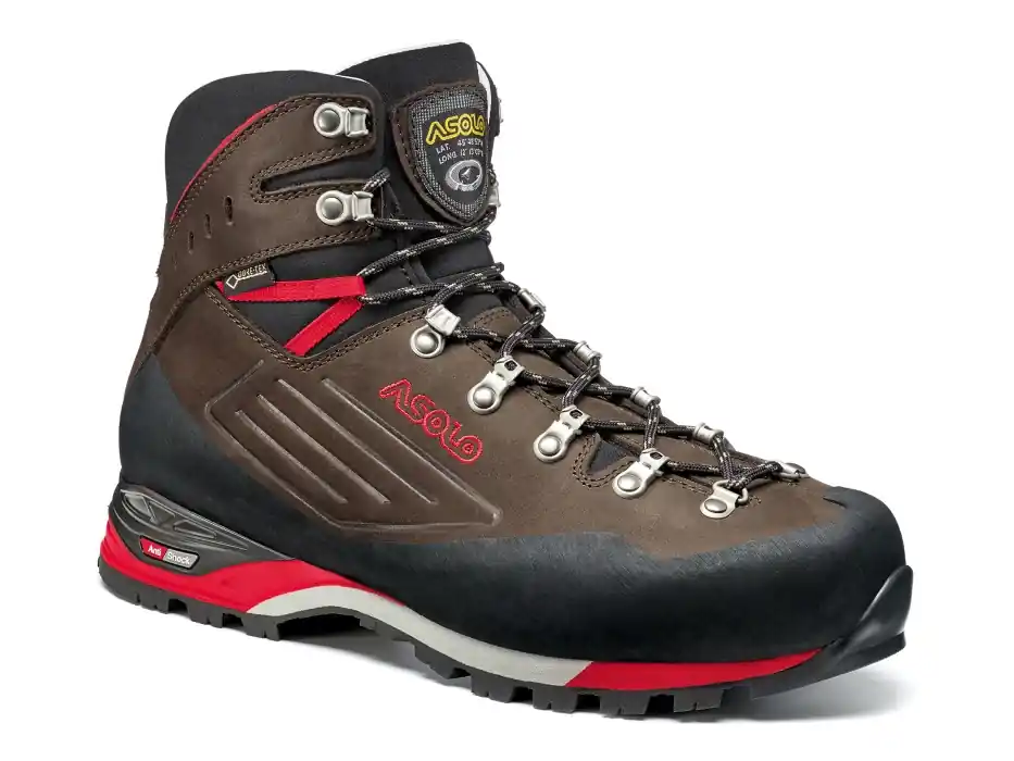 Ihned K Objednání Asolo pánské boty Superior GV MM - dark brown/red