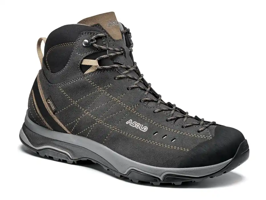 Top Prodej Asolo pánské boty Nucleon Mid GV MM - graphite/brown