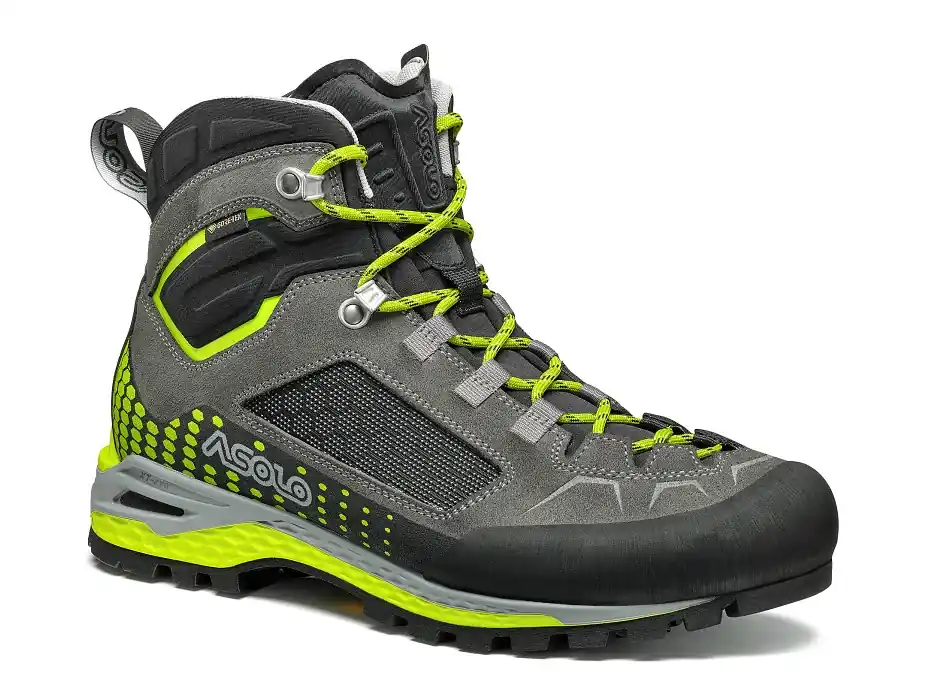 Asolo pánské boty Freney EVO Mid GV MM - graphite/green lime Značkový