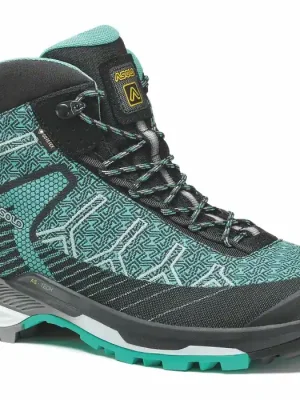 Asolo dámské boty Falcon EVO Jaquard GV ML - black/aqua green Tovární Cena