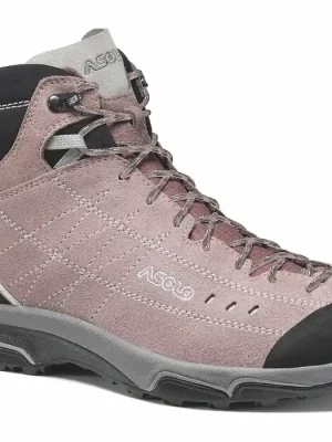 Asolo dámské boty Nucleon Mid GV ML - rose taupe/silver Jen Po Omezenou Doba