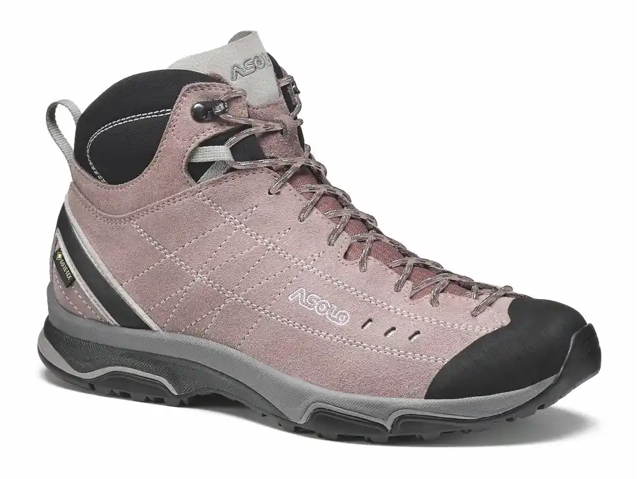 Asolo dámské boty Nucleon Mid GV ML - rose taupe/silver Jen Po Omezenou Doba