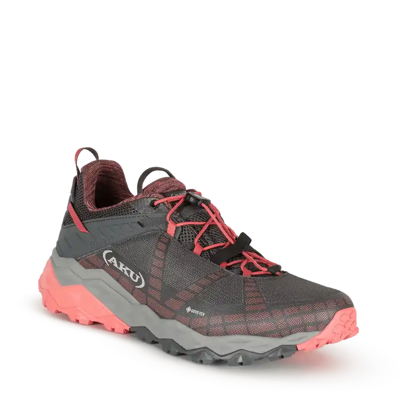 Výhodná Nabídka Aku boty Flyrock GTX WS Anthracite - Peach