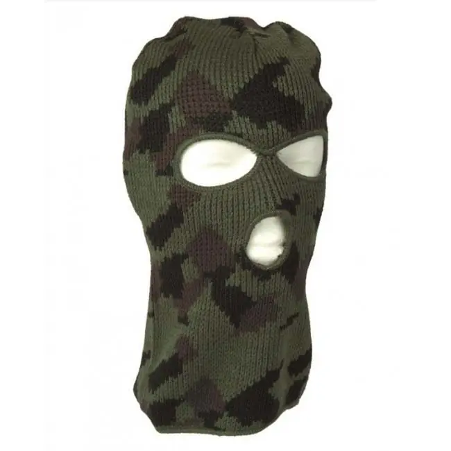 Mil-Tec kukla 3 otvory vzor woodland Speciální Cena
